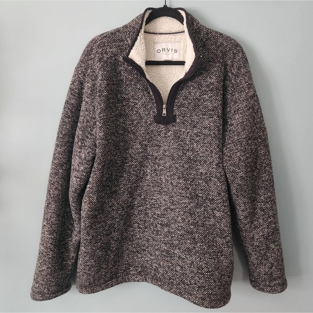 ORVIS Sherpa Lined Pullover - Size XL